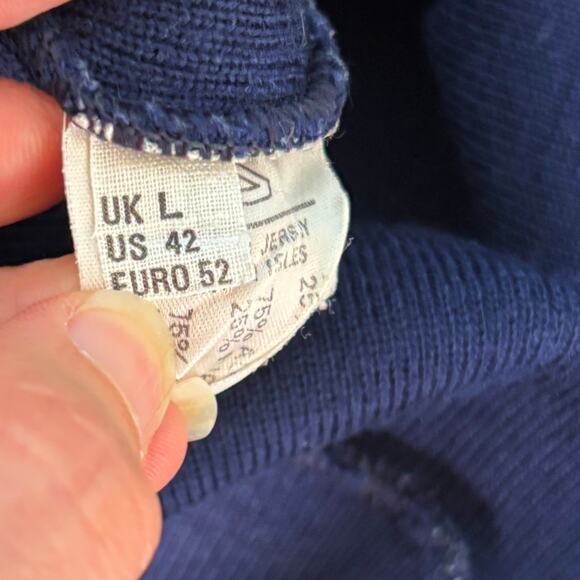 VTG‎ Pierre Sangan Sportz Sweater Mens L Knit V-Neck Retro Sport Ivy League Prep - Picture 6 of 7